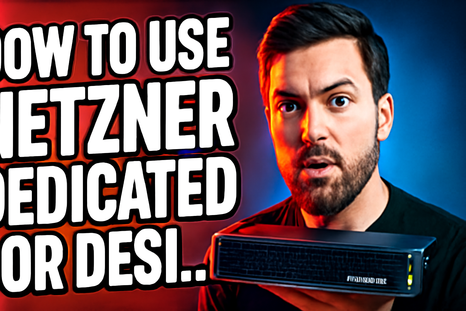 How to Use Hetzner Dedicated for Design Workflows