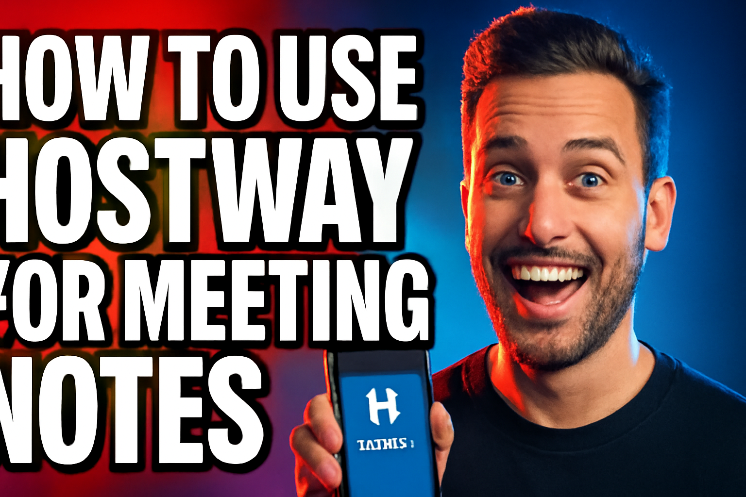 How to Use Hostway for Meeting Notes